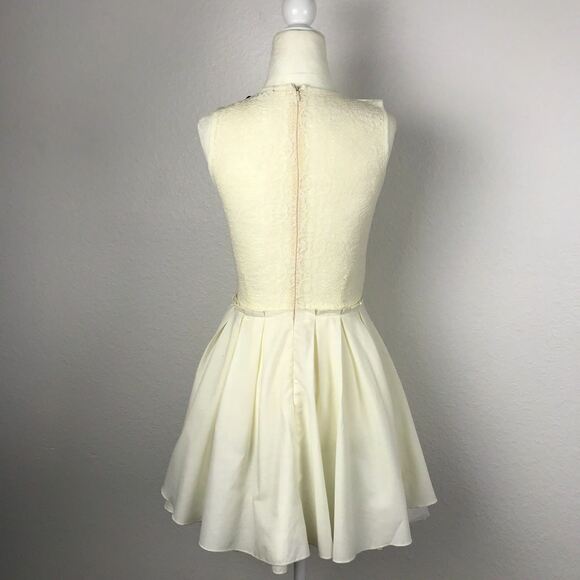 Moon Collection Lace Tulle Fit Flare Mini Dress - Picture 4 of 11